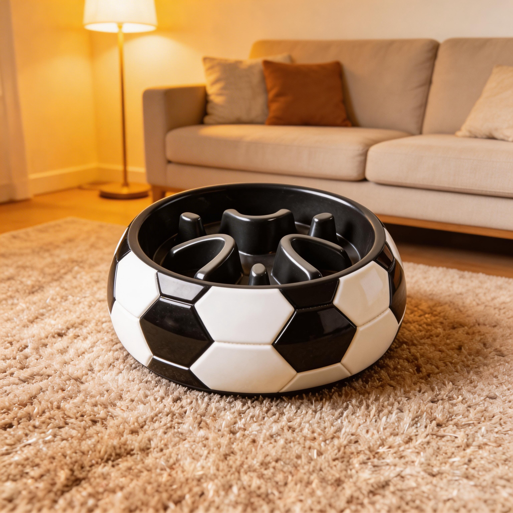 Soccer Ball Slow Feeder | High-Quality Plastic | Fun and Engaging Design | Ideal Gift for Sports Enthusiasts