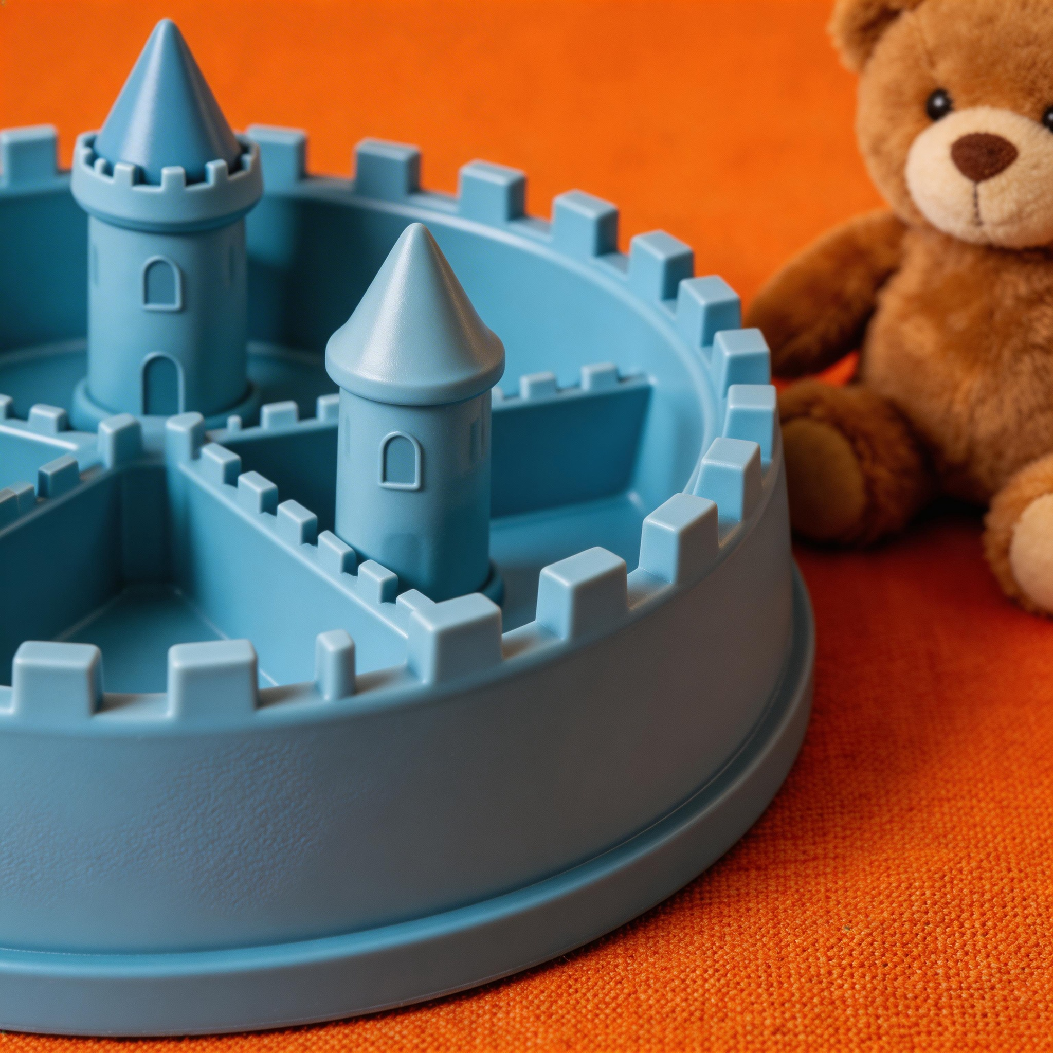 Castle-Shaped Slow Feeder | Sturdy Plastic | Whimsical Design for Pets | Great Gift for Dog Parents | Fun Castle Theme