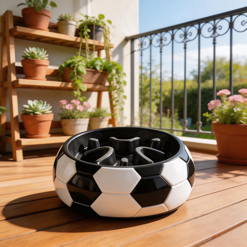 Soccer Ball Slow Feeder | High-Quality Plastic | Fun and Engaging Design | Ideal Gift for Sports Enthusiasts