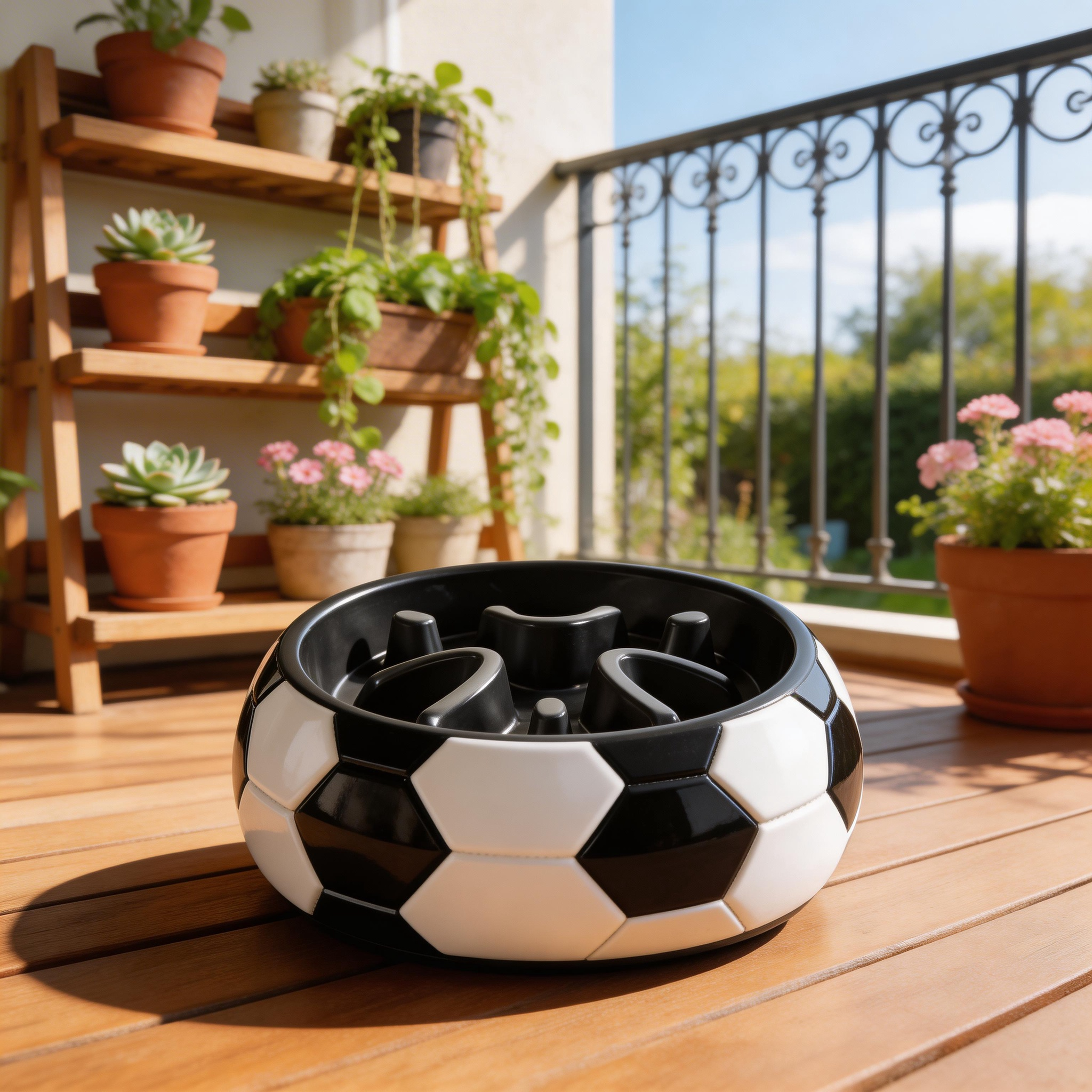 Soccer Ball Slow Feeder | High-Quality Plastic | Fun and Engaging Design | Ideal Gift for Sports Enthusiasts