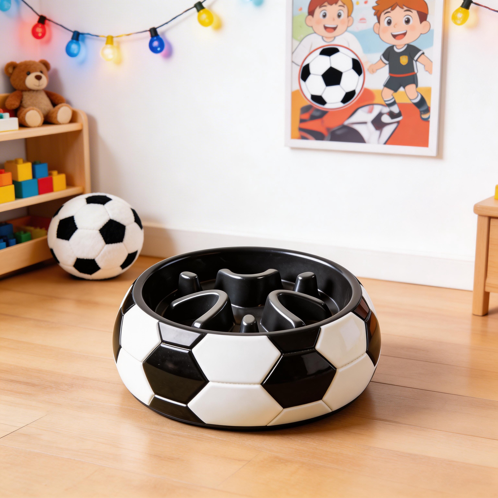 Soccer Ball Slow Feeder | High-Quality Plastic | Fun and Engaging Design | Ideal Gift for Sports Enthusiasts