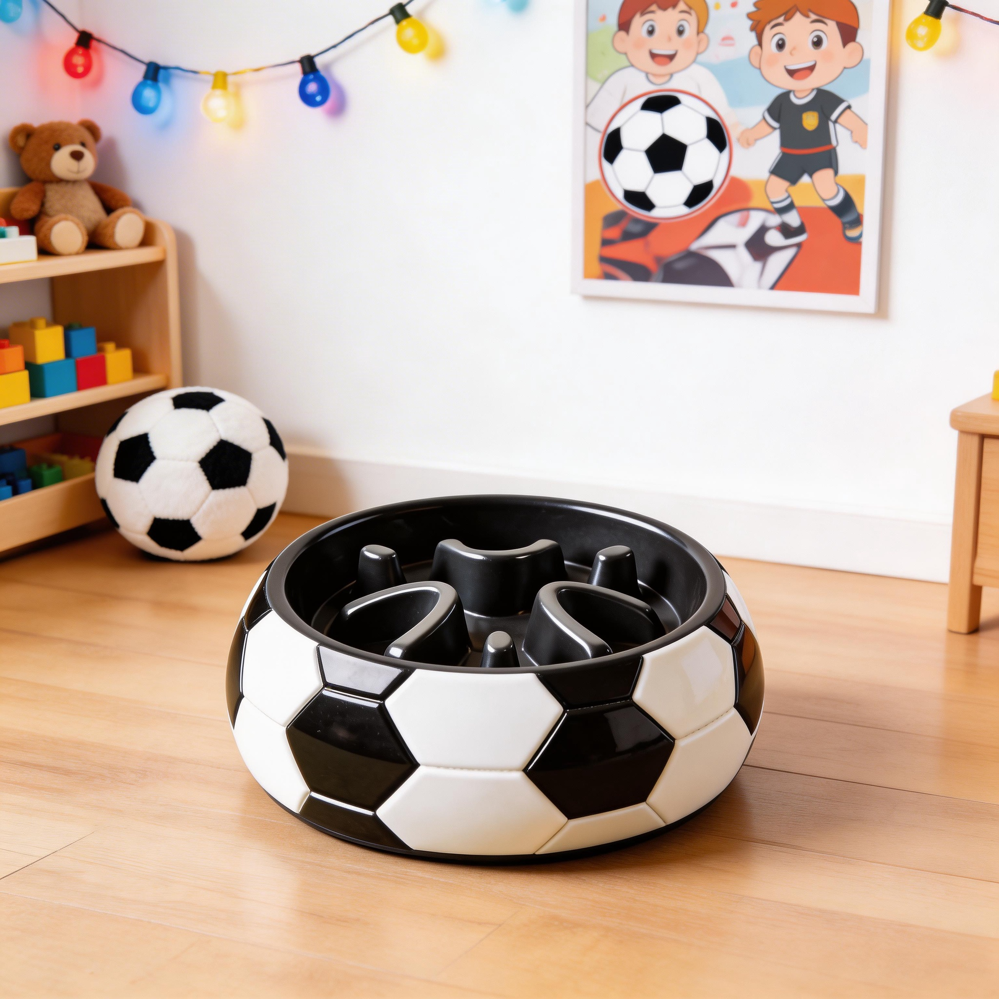 Soccer Ball Slow Feeder | High-Quality Plastic | Fun and Engaging Design | Ideal Gift for Sports Enthusiasts