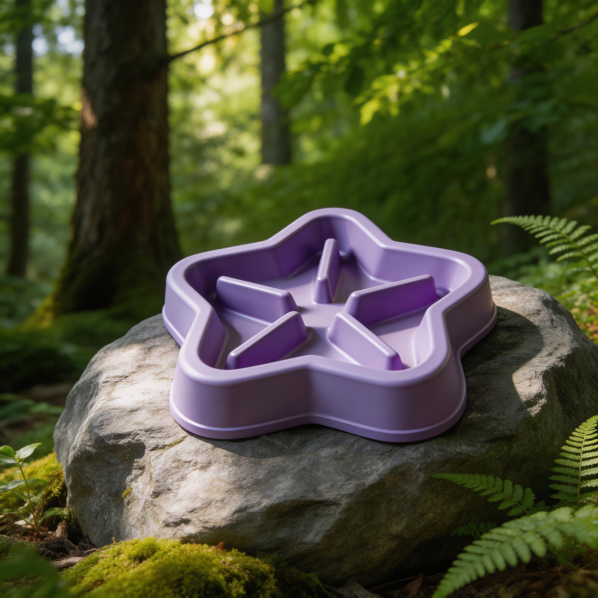 Cute Star-Shaped Slow Feeder | High-Quality Plastic | Playful Dining Vibe | Perfect Gift for Pet Lovers | Fun Star Design