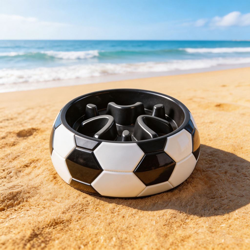 Soccer Ball Slow Feeder | High-Quality Plastic | Fun and Engaging Design | Ideal Gift for Sports Enthusiasts