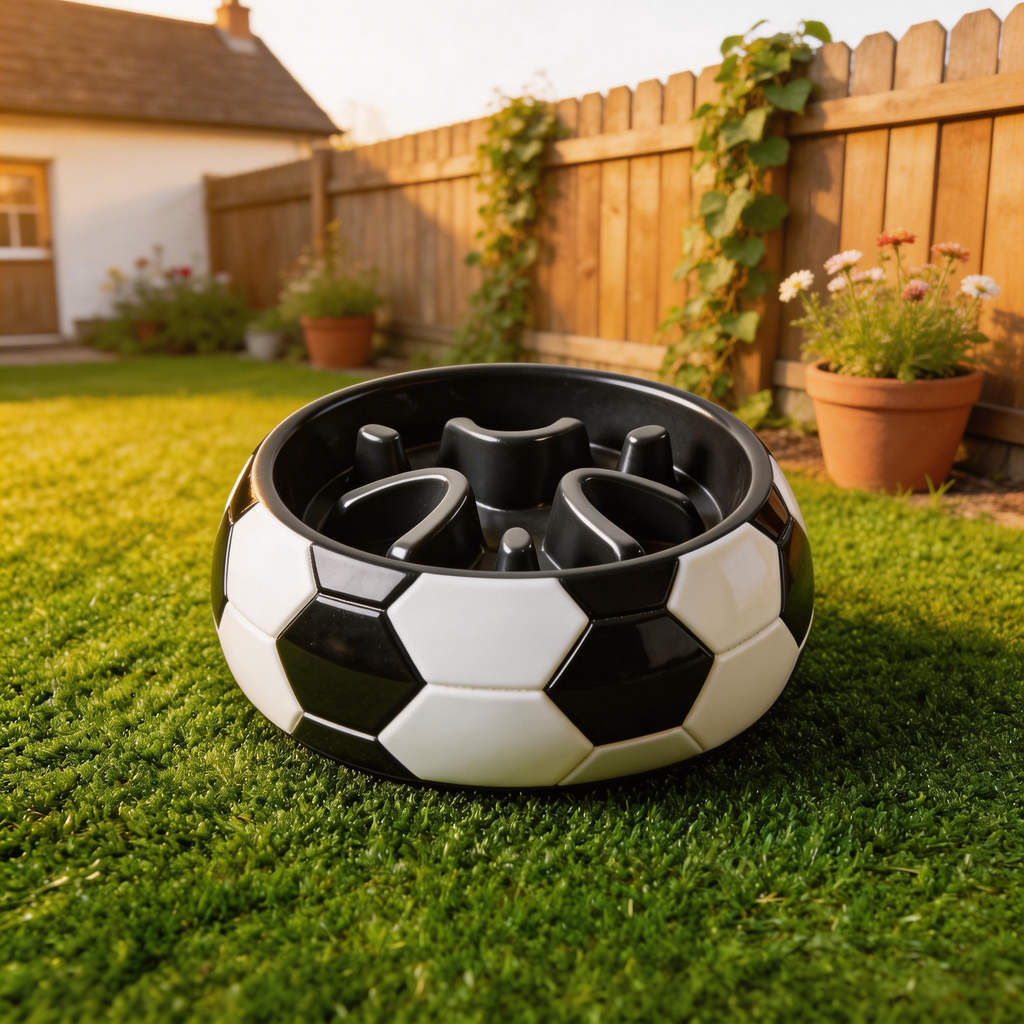 Soccer Ball Slow Feeder | High-Quality Plastic | Fun and Engaging Design | Ideal Gift for Sports Enthusiasts