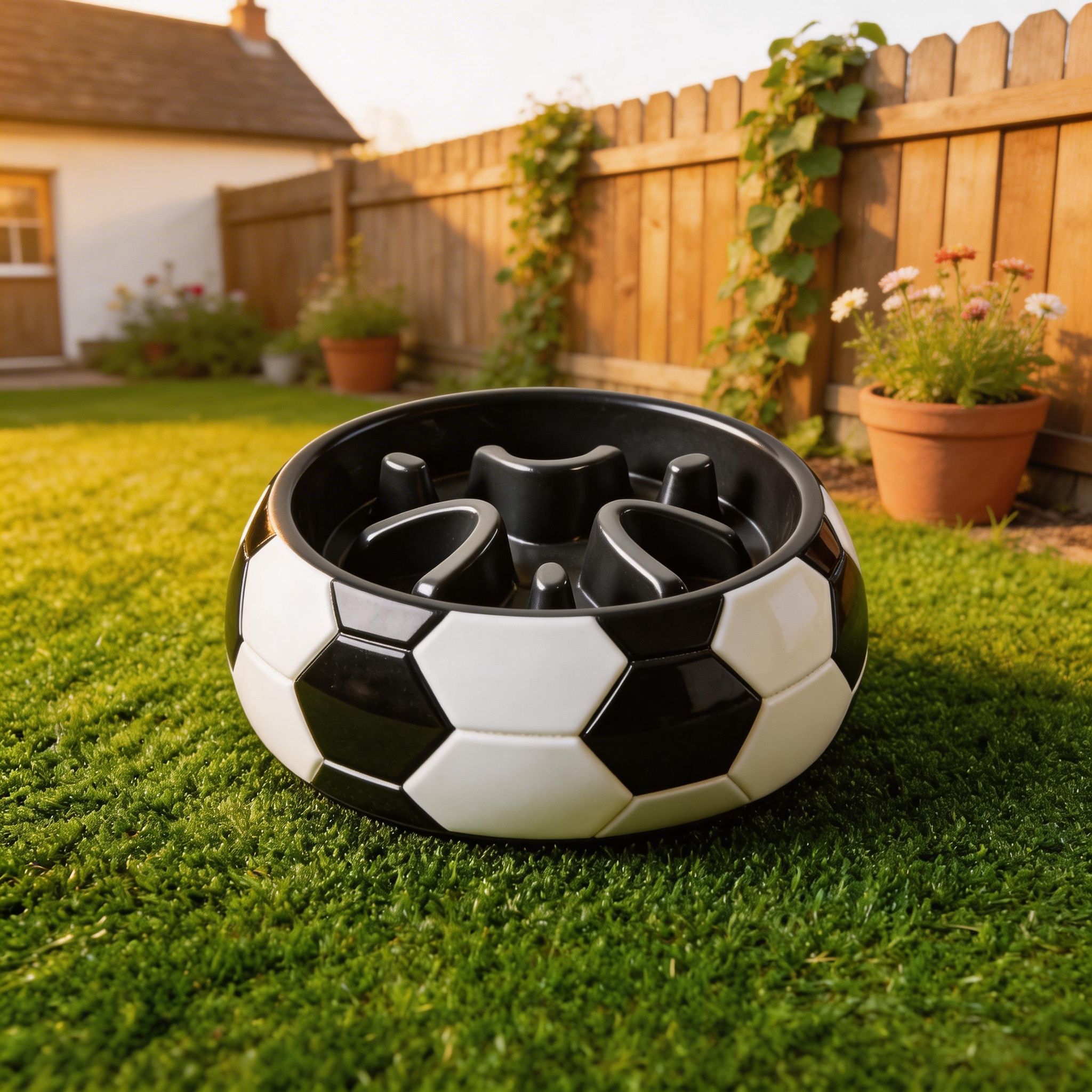 Soccer Ball Slow Feeder | High-Quality Plastic | Fun and Engaging Design | Ideal Gift for Sports Enthusiasts