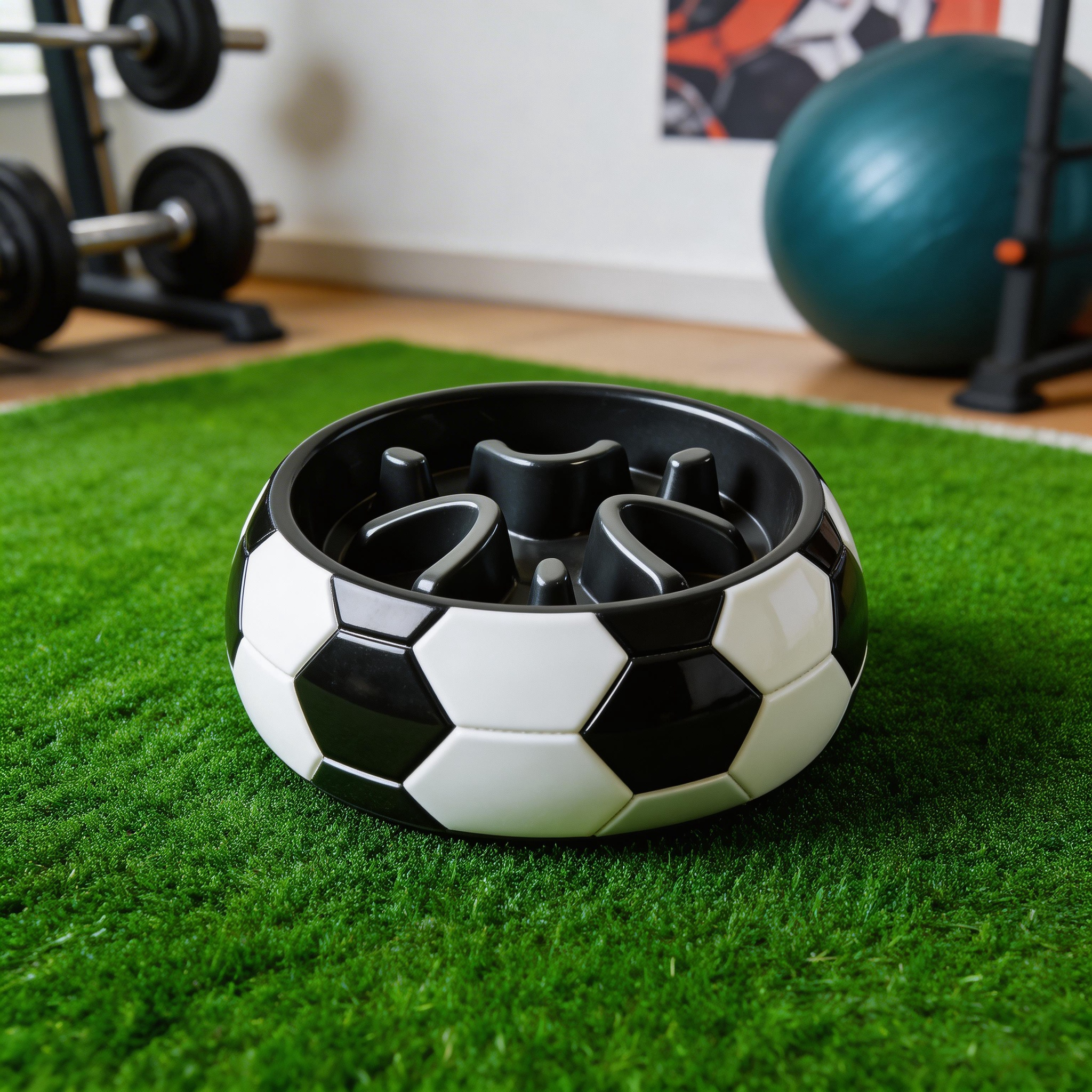 Soccer Ball Slow Feeder | High-Quality Plastic | Fun and Engaging Design | Ideal Gift for Sports Enthusiasts